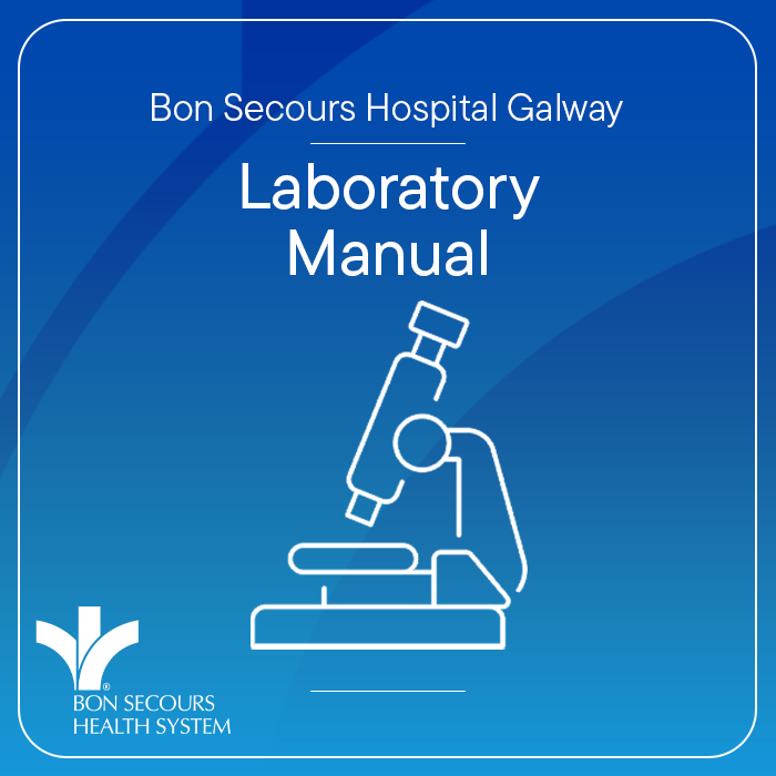 Download Bon Secours Hospital Galway | Laboratory Manual