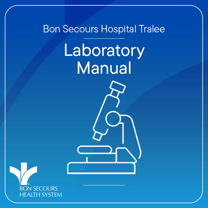 Download Bon Secours Hospital Tralee | Laboratory Manual